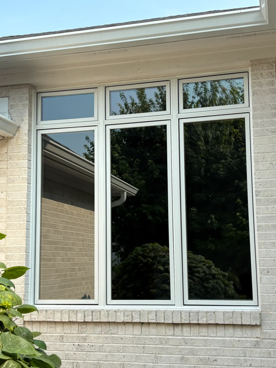 Energy-efficient windows installed in a Pheasants Run home