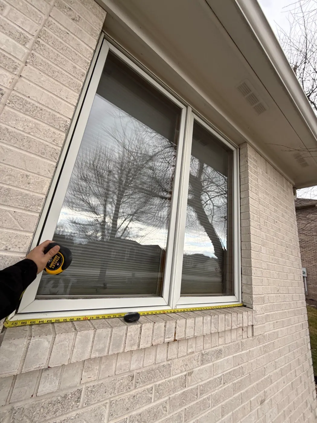 Window replacement documented in Pheasants Run